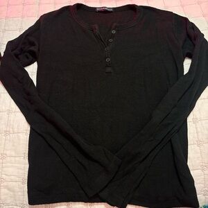Brandy Melville Black Long Sleeve- BUY THREE TOPS GET ONE FREE